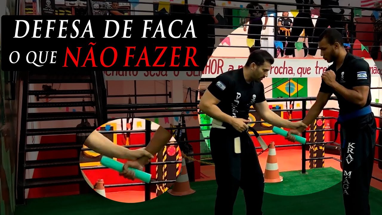 Como DEFENDER ataque com FACA na Curta Dist&acirc;ncia de Forma R&aacute;pida | Krav Maga