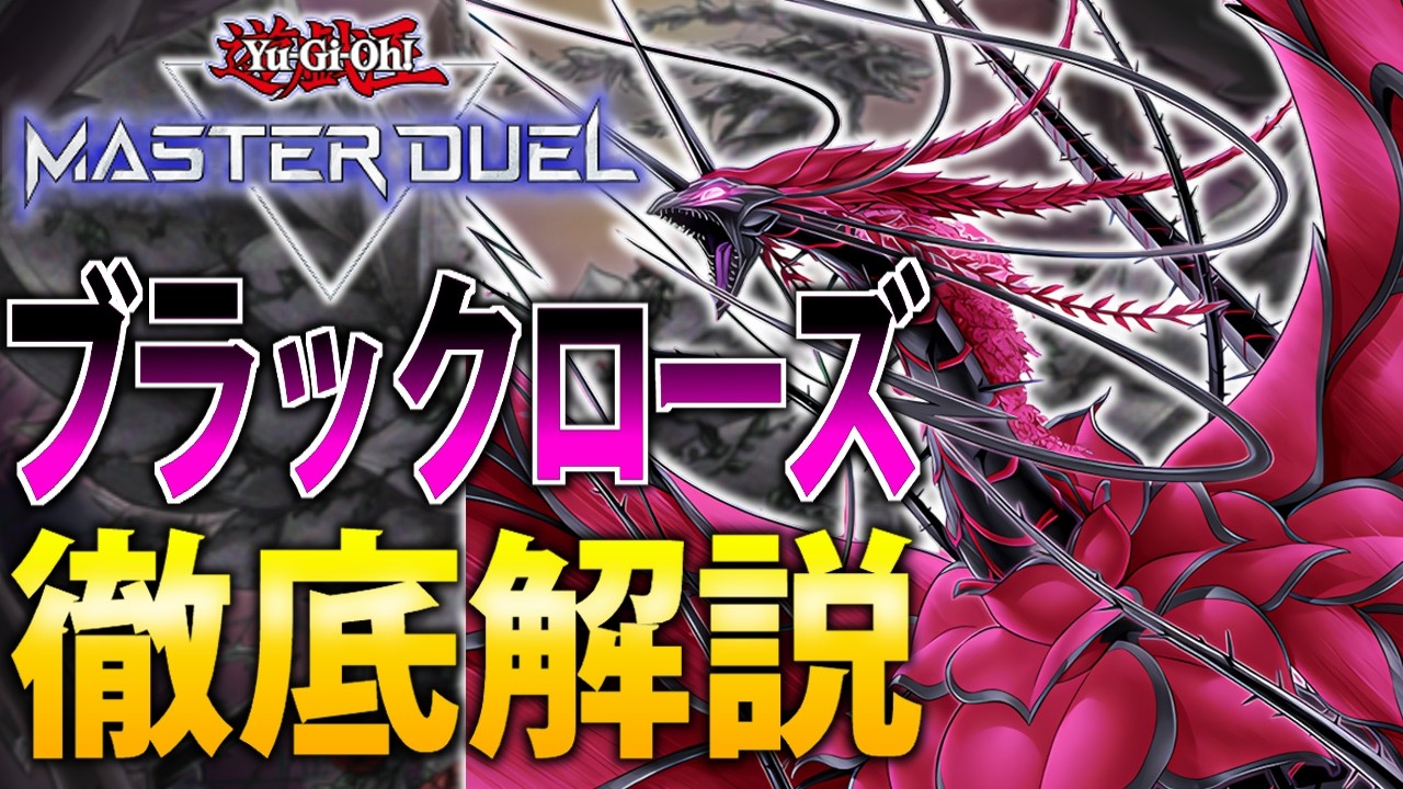 【新規で超強化！】ブラックローズを徹底解説【遊戯王MasterDuel】