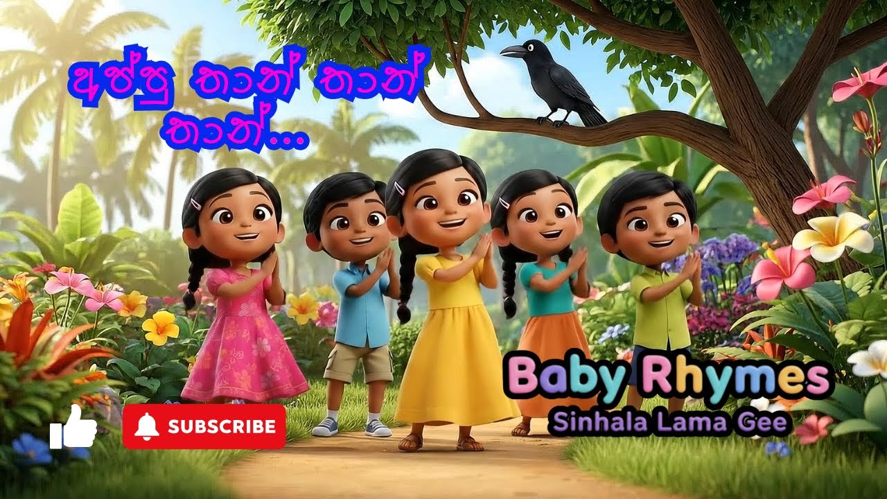 අප්පු තාන් තාන් තාන් 🐦| Appu Thaan Thaan Thaan | 3D Sinhala Lama Gee | Action Song