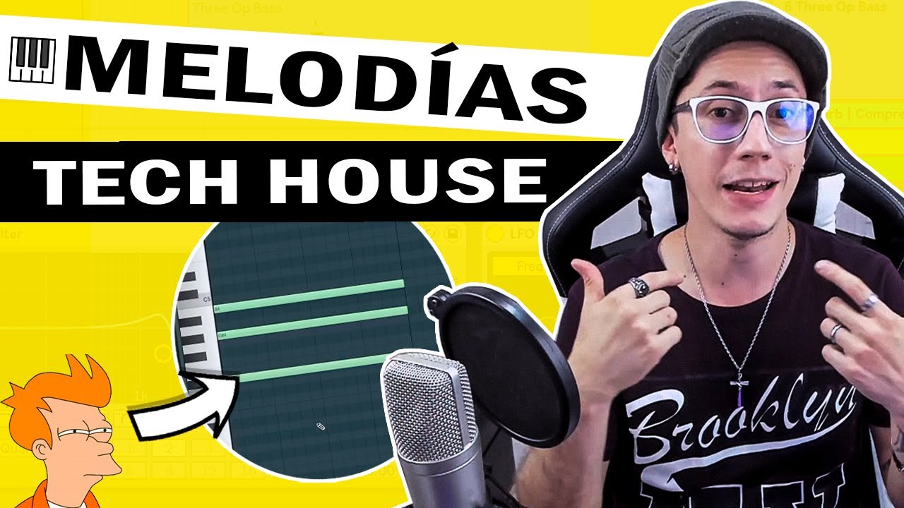 ✅ Como hacer MELODÍAS de TECH HOUSE | 3+1 CLAVES