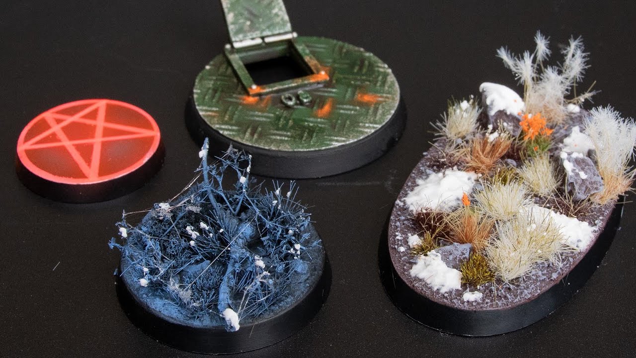 Four HOTT Bases For Your Minis!