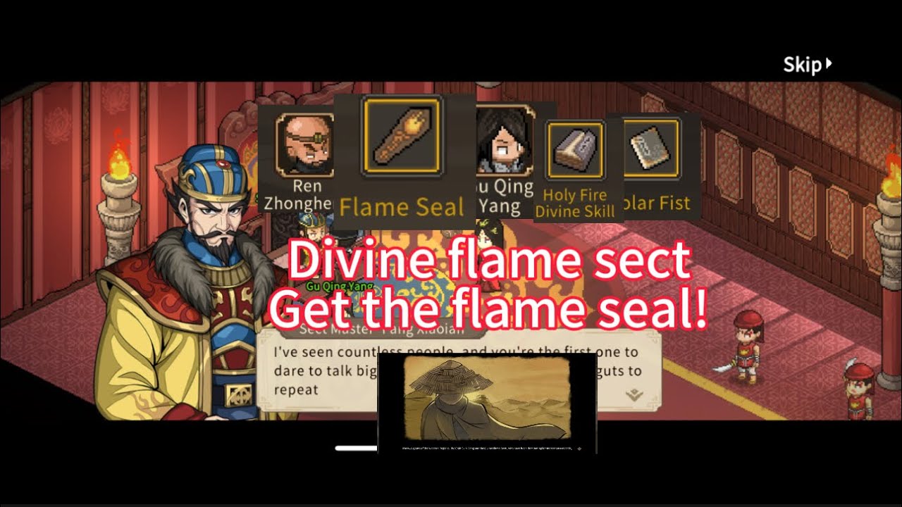 Hero's adventure: road to passion EP19 (Western Region Divine Flame Sect run,unlock the ending pic!)
