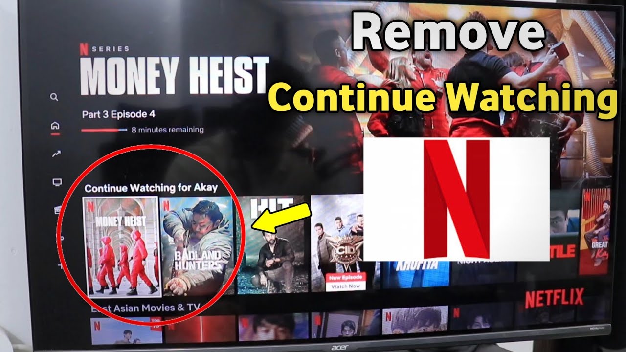 Remove continue watching from Netflix | remove shows from continue watching Netflix
