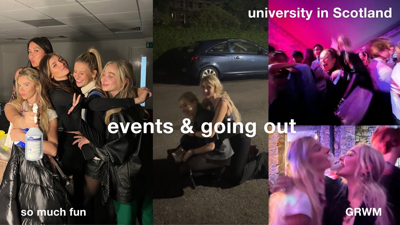 scotland diaries | grwm, events, & going out at university