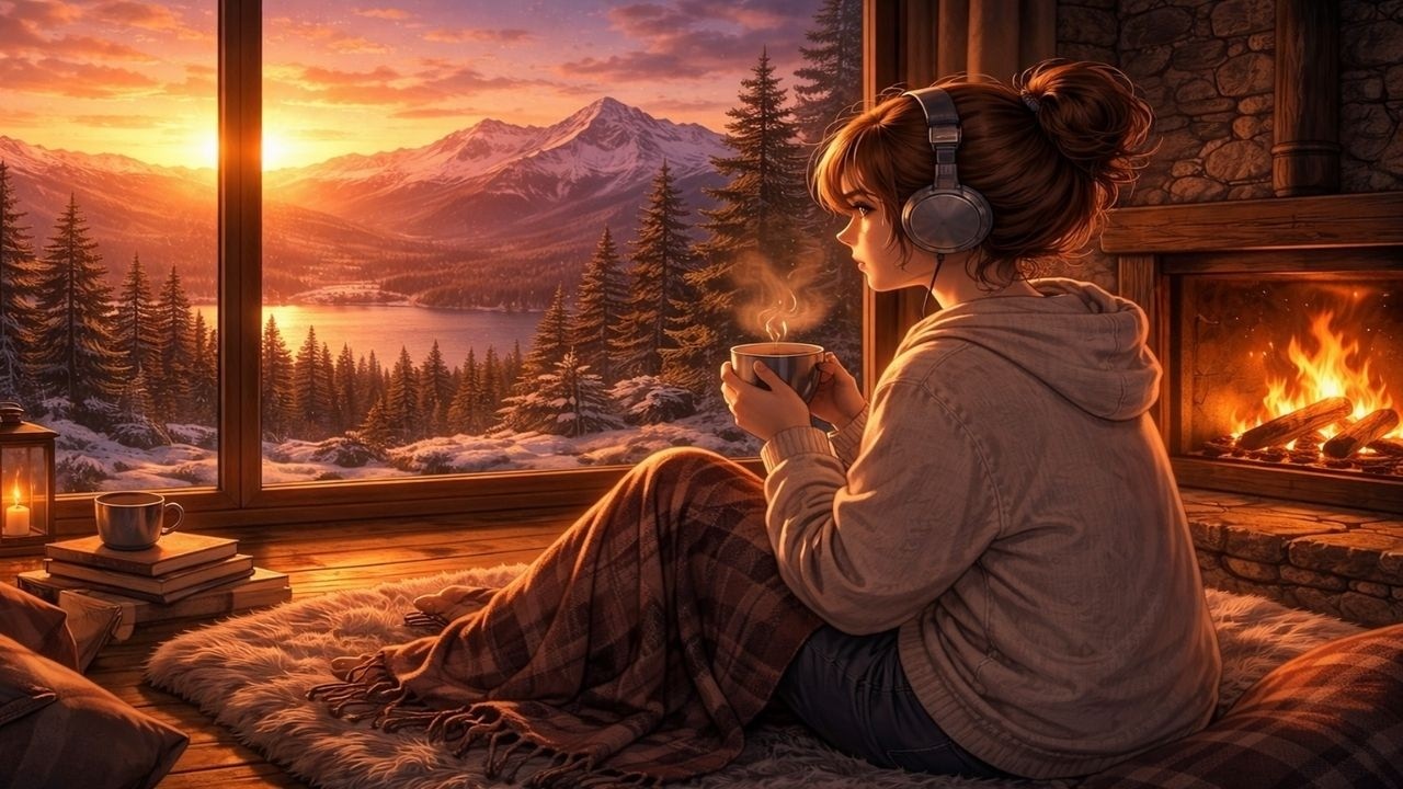 Calm Lofi Music for Focus, Relax & Sleep❄️🔥