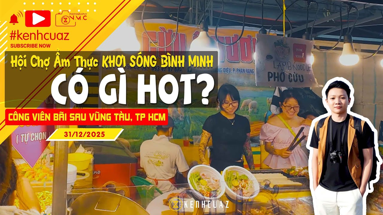 CÓ GÌ HOT Tại LỄ HỘI ẨM THỰC "KHƠI SÓNG BÌNH MINH" - Bãi Sau Vũng Tàu? 