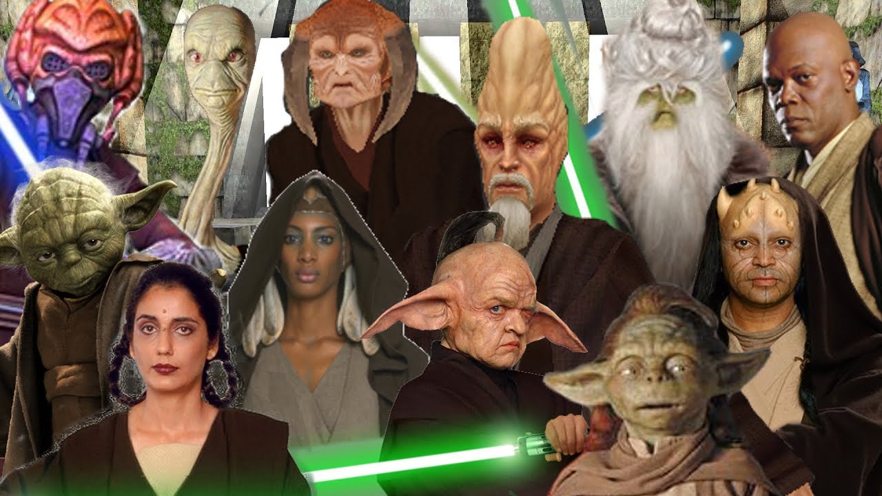 Jedi High Council Members Battle Royal   12 Way Battle