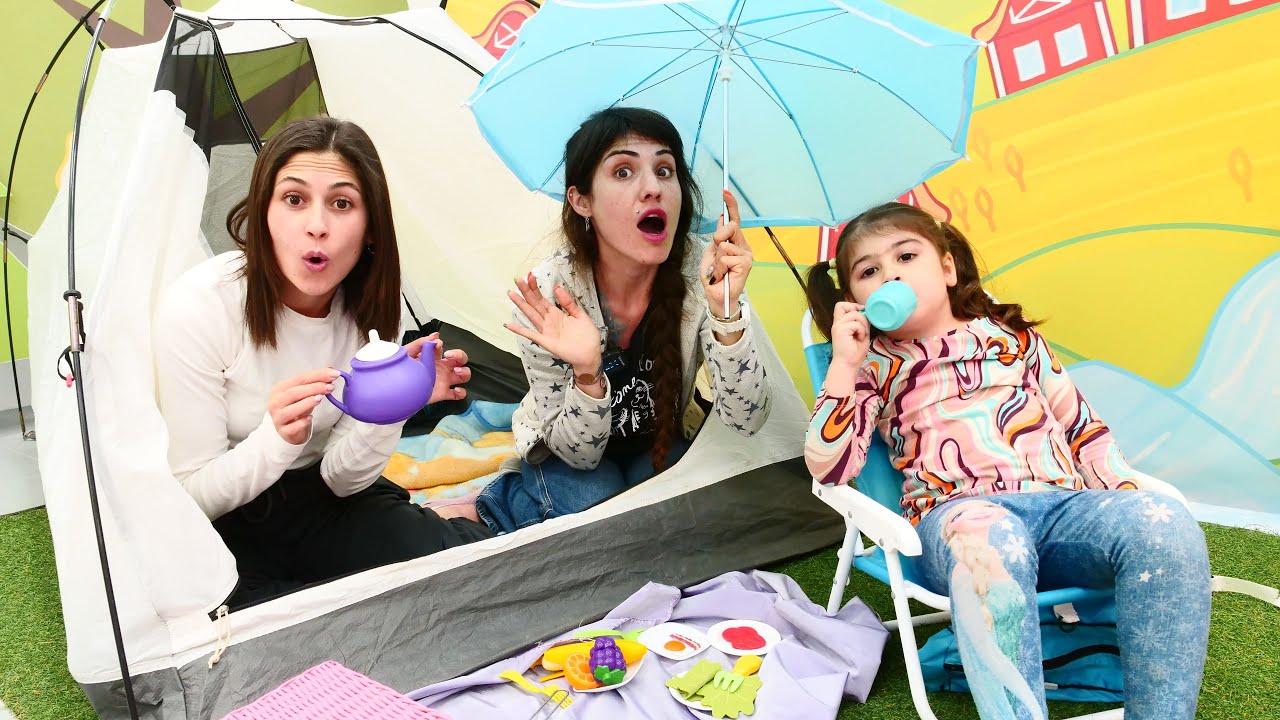 Ayşe, Defne ve Ümit'in Kamp Maceraları - Özel bölümler. Çocuk videoları