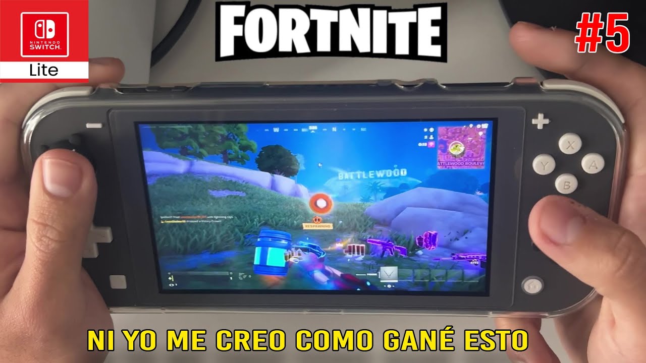 Así se ve Fortnite en la Nintendo Switch Lite #5 / Una partida de infarto
