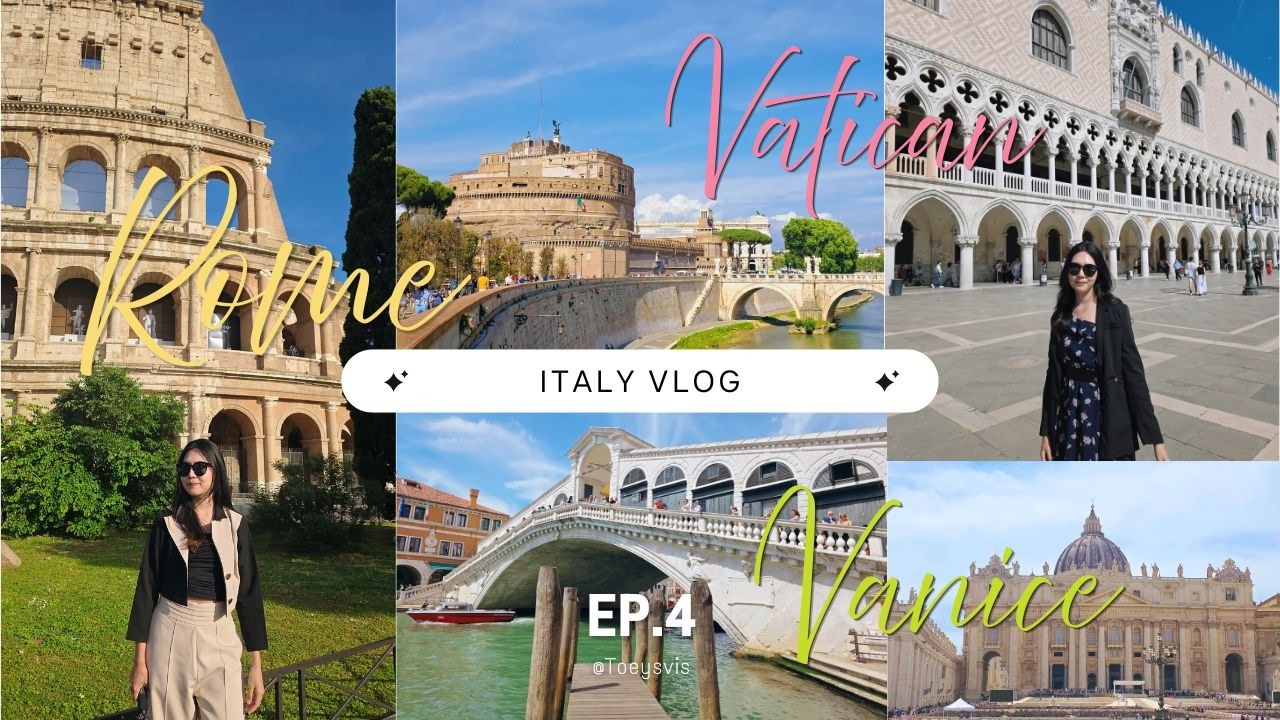 Rome, Vatican, Venice Italy 2025 EP.4 เมืองเก่า แหล่งรวมศิลปะ เมืองแห่งสายน้ำ I โรม นครวาติกัน เวนิส