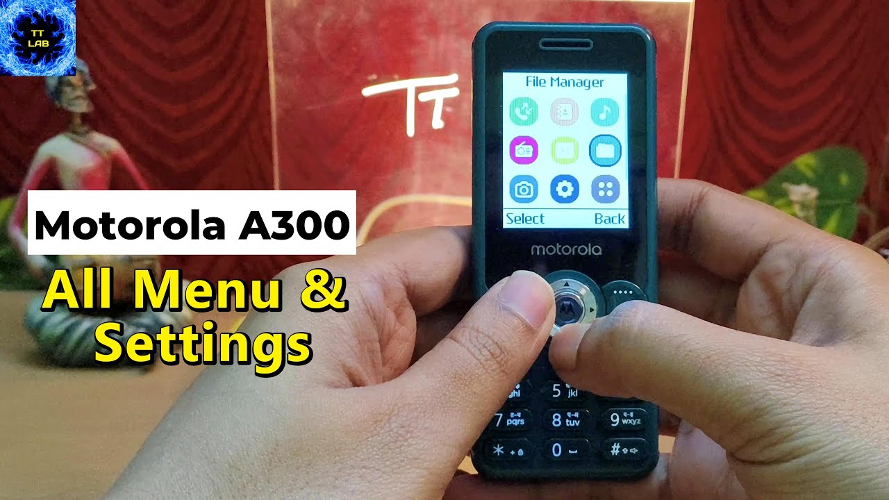 Motorola A300 All Menu & Settings details review | Motorola A300 Feature Phone all specifications |