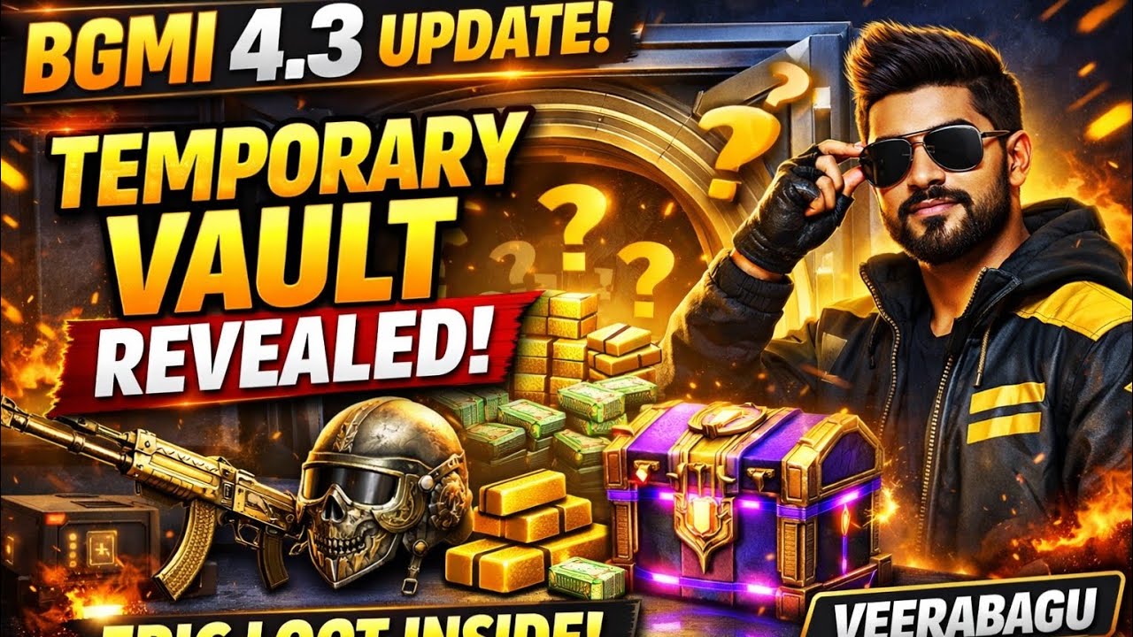 BGMI 4.3 Temporary Vault Secrets 😱 Full Loot Reveal | Veerabagu Gaming