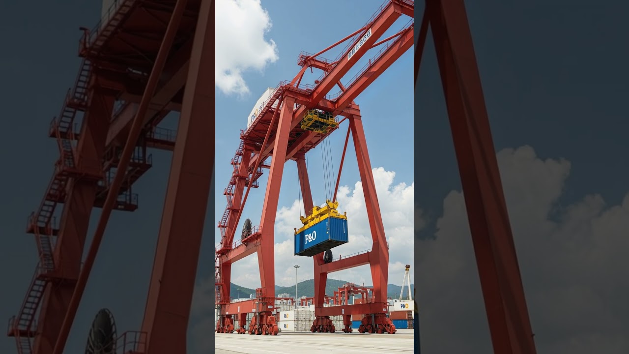 DISASTER: Massive Container Crane COLLAPSES &mdash; Cargo SMASHED on Impact!