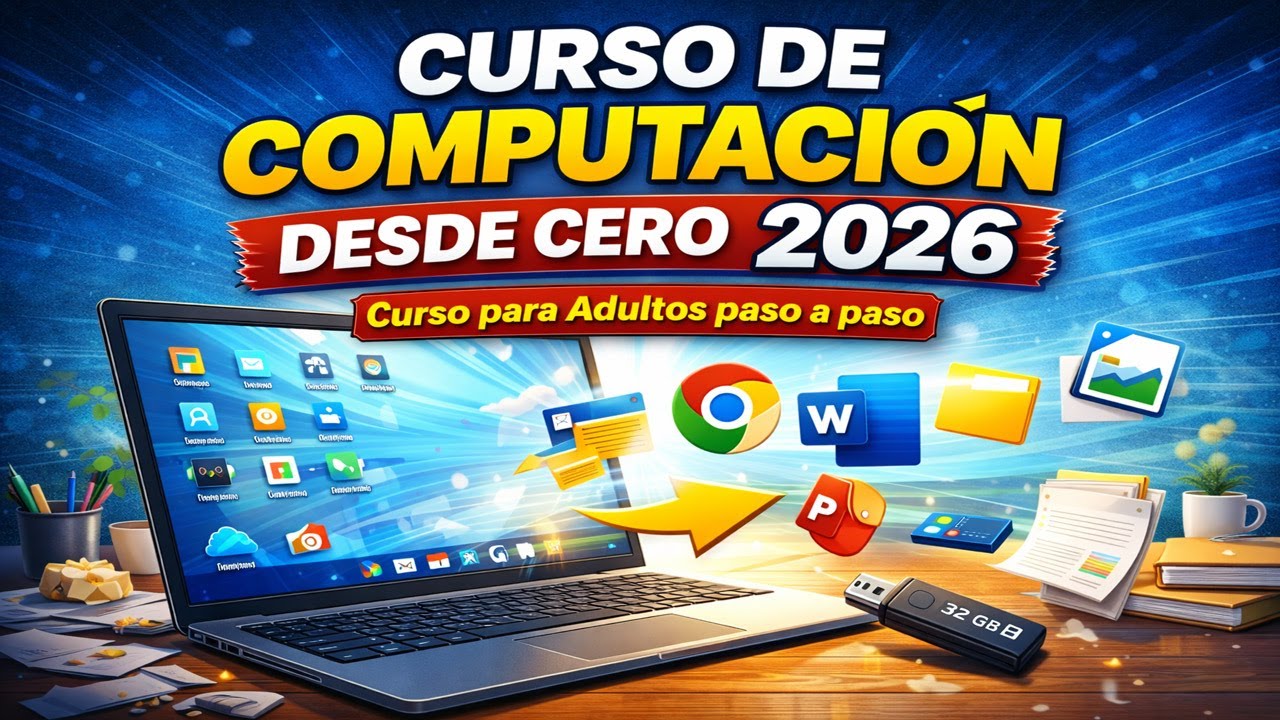 CURSO DE COMPUTACION 2026 DESDE CERO GRATIS / Tutorial principiantes adultos