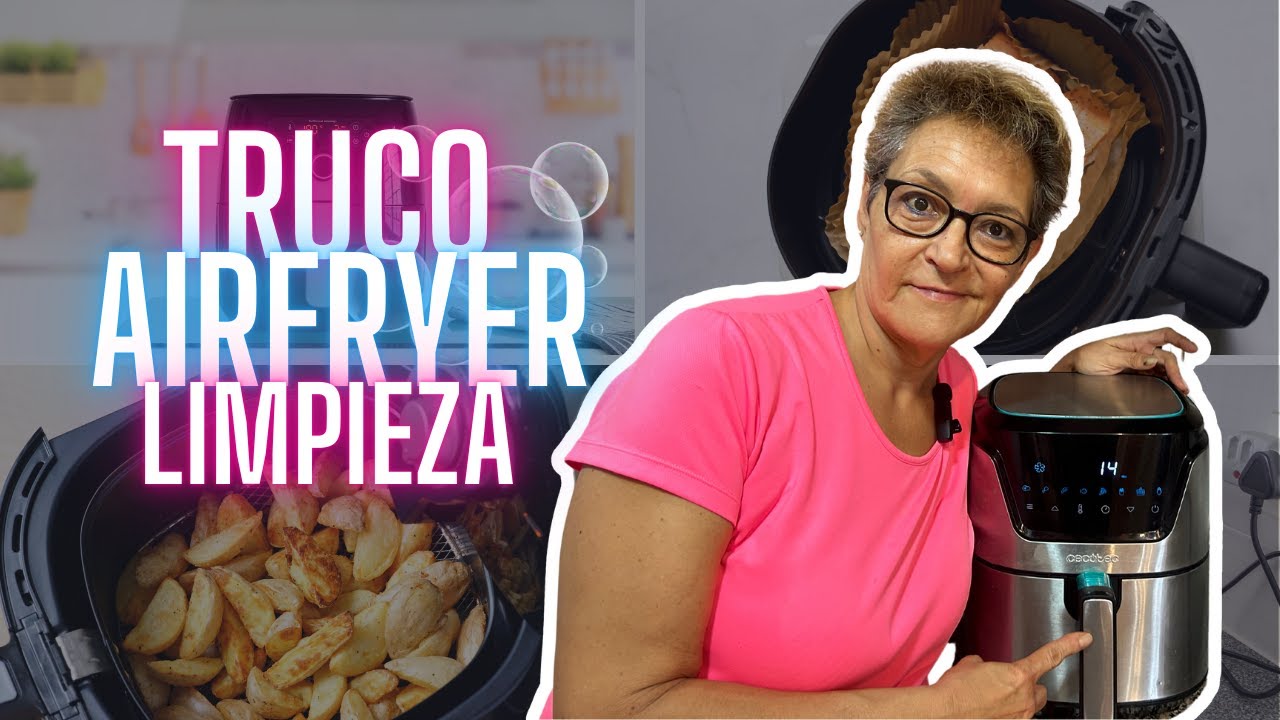 ⭐ MÉTODO VIRAL PARA LIMPIAR AIRFRYER ⭐ ¿FUNCIONA REALMENTE? 🔥 LO PONEMOS A PRUEBA... ✅