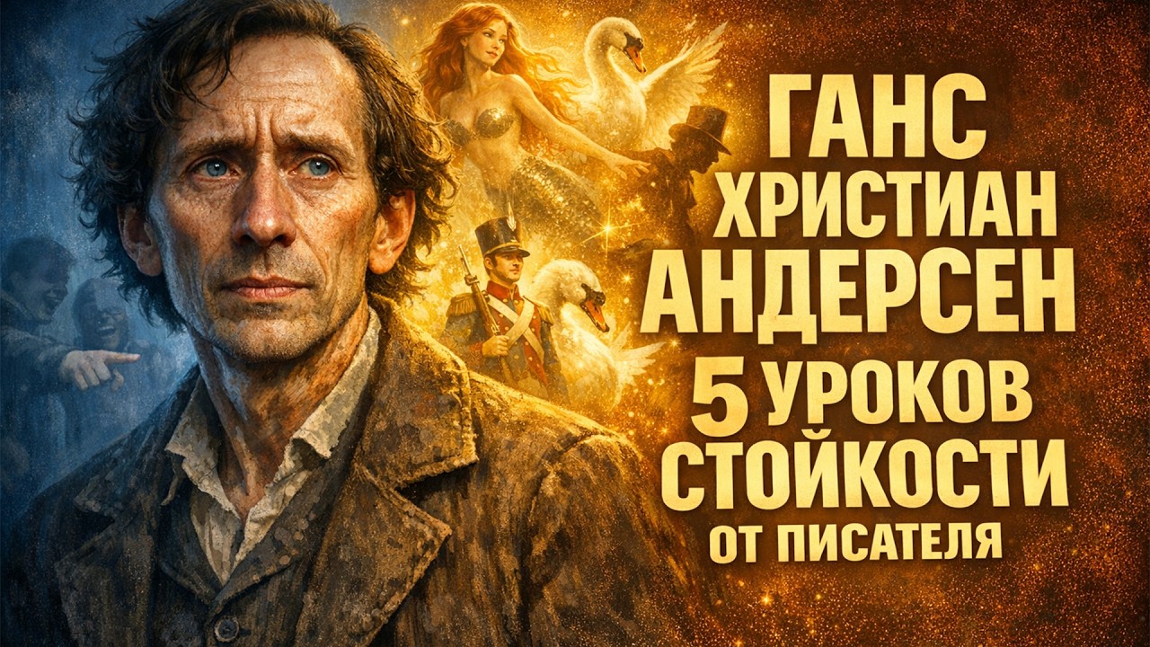 ГАНС ХРИСТИАН АНДЕРСЕН: 5 УРОКОВ стойкости от человека, которого ТРАВИЛИ все!