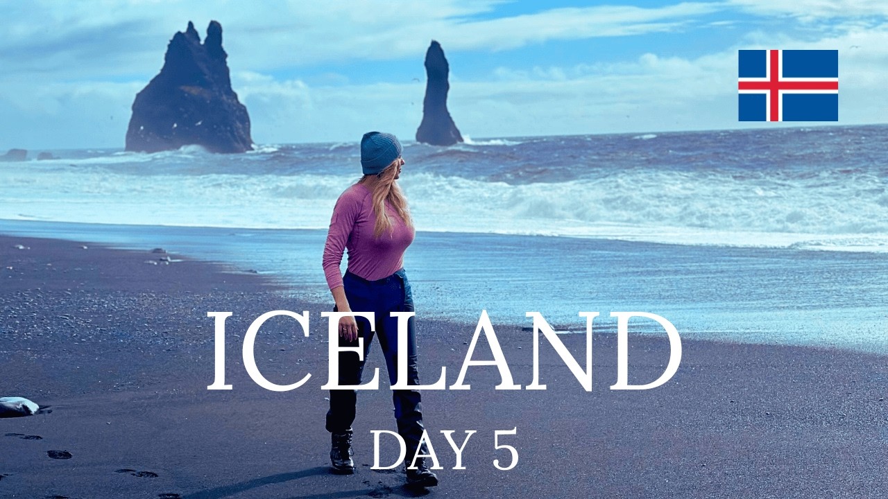ISLAND – DEN 5: Černý písek & sopečné lázně