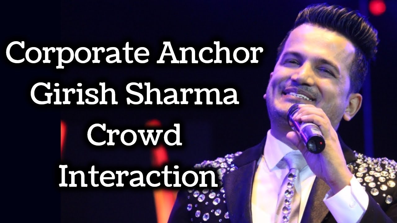 Best Corporate Anchor Girish Sharma  Audience Interactive Games at Corporate Event +919769964451