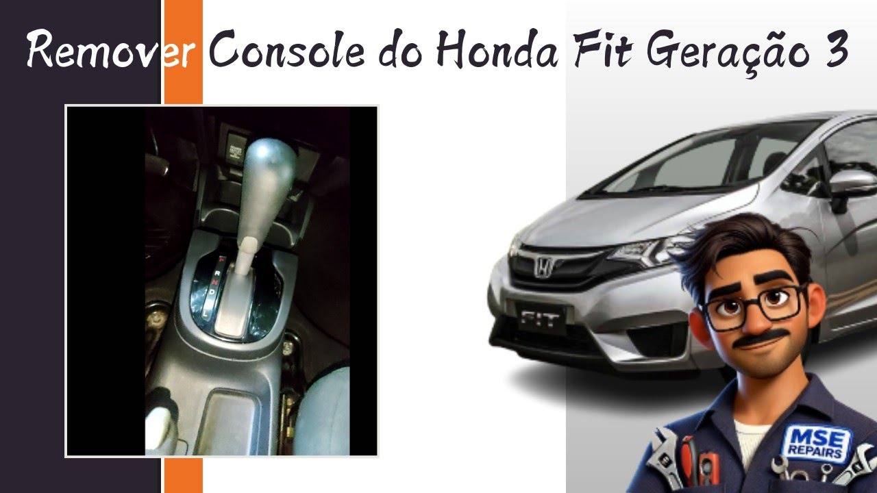 Como desmontar o Console do Honda Fit