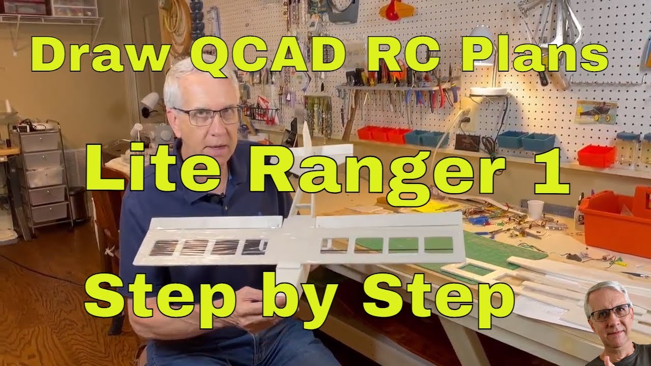 Draw QCAD RC Plans for the Lite Ranger 1 Step by Step