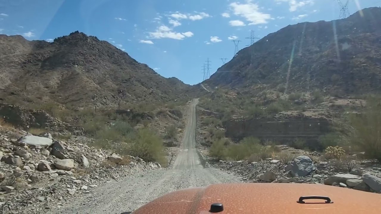 Powerline Road To Quartzsite #offroadarizona #tj #jeep