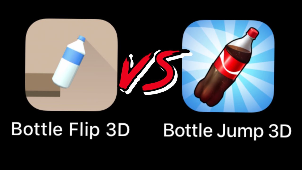 Bottle Flip 3D vs Bottle Jump 3D || iOS/Android