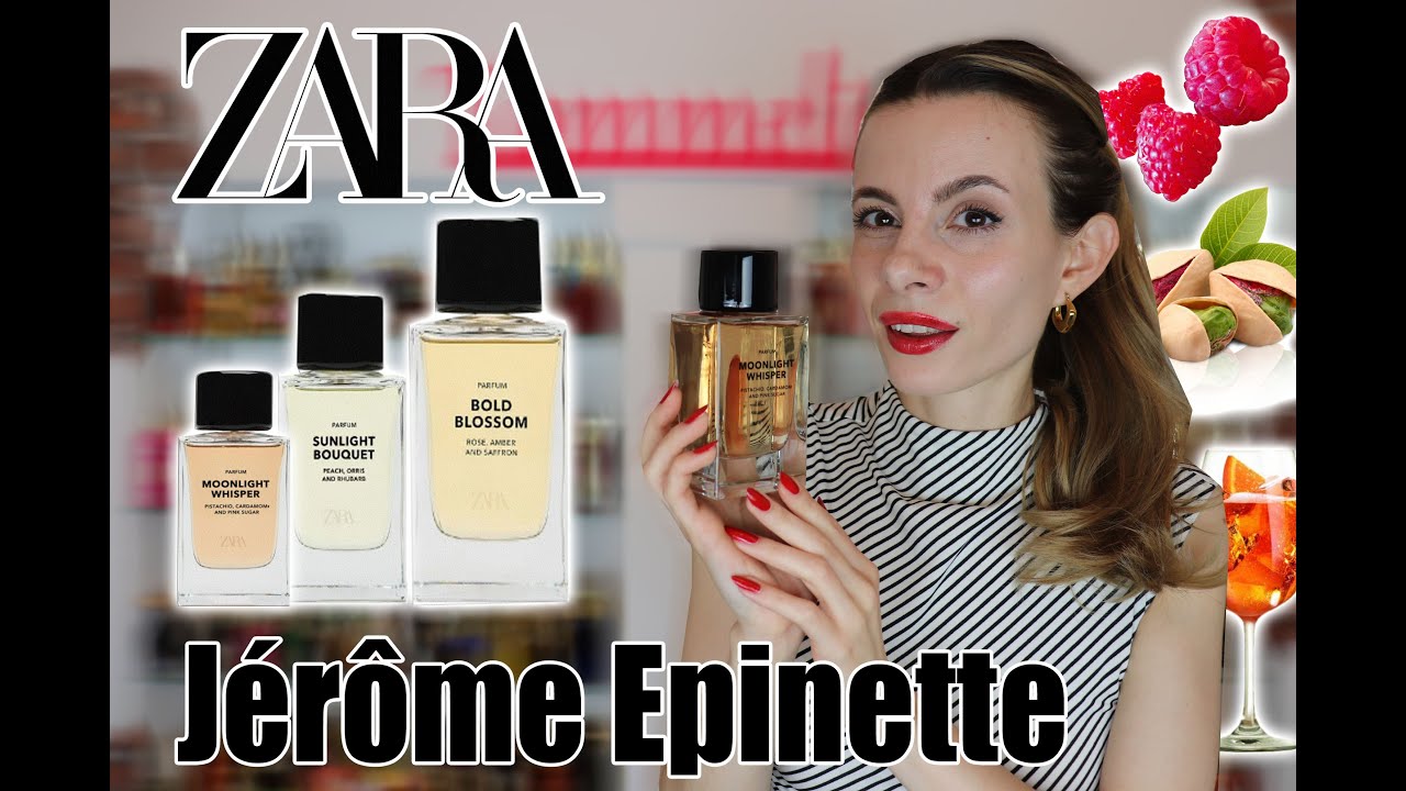 NEW ZARA PERFUMES ✖️ Jerôme Epinette (Moonlight Whisper, Sunlight Bouquet, Bold Blossom) REVIEW