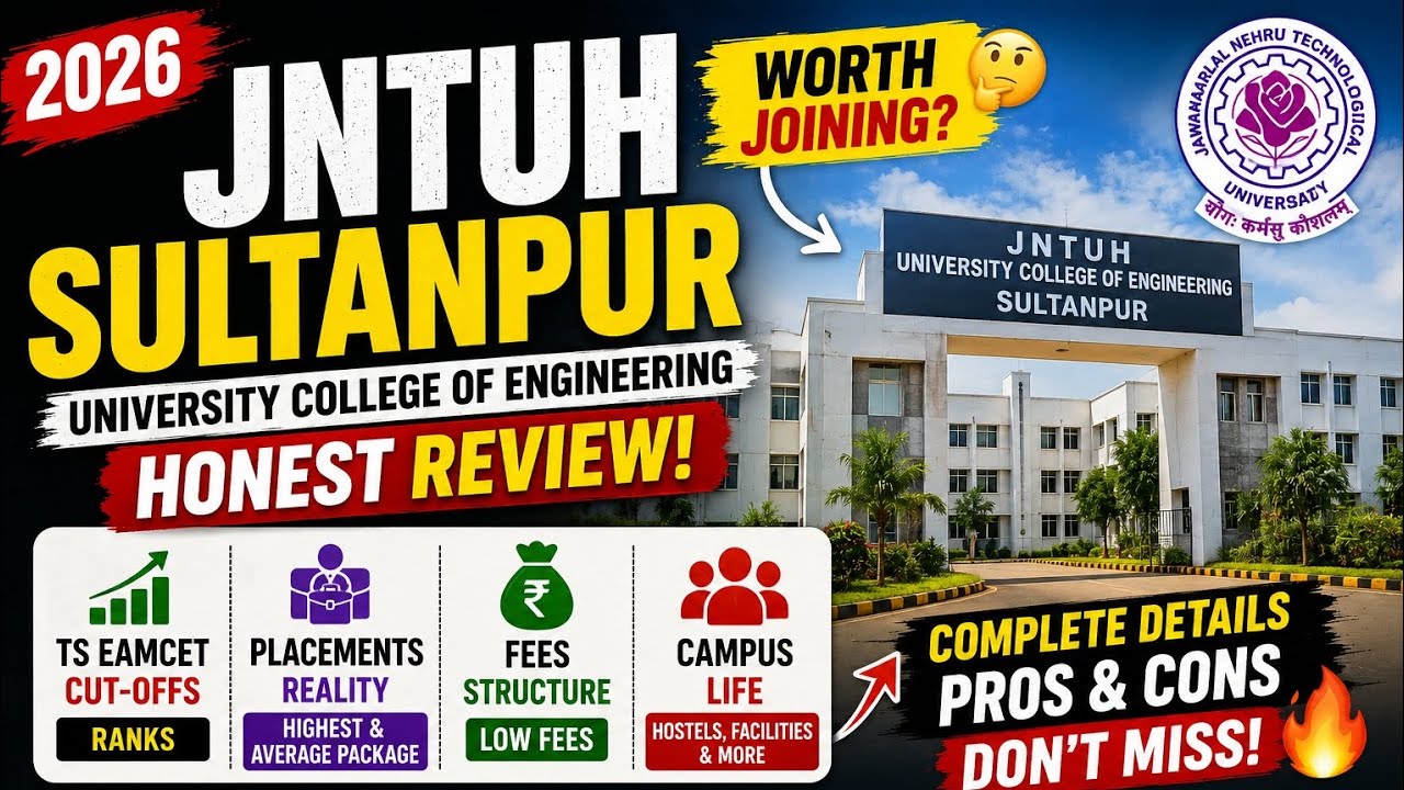 🔥 JNTUH Sultanpur Honest Review 2026 😳 | Placements, Cutoffs & Reality | TS EAMCET