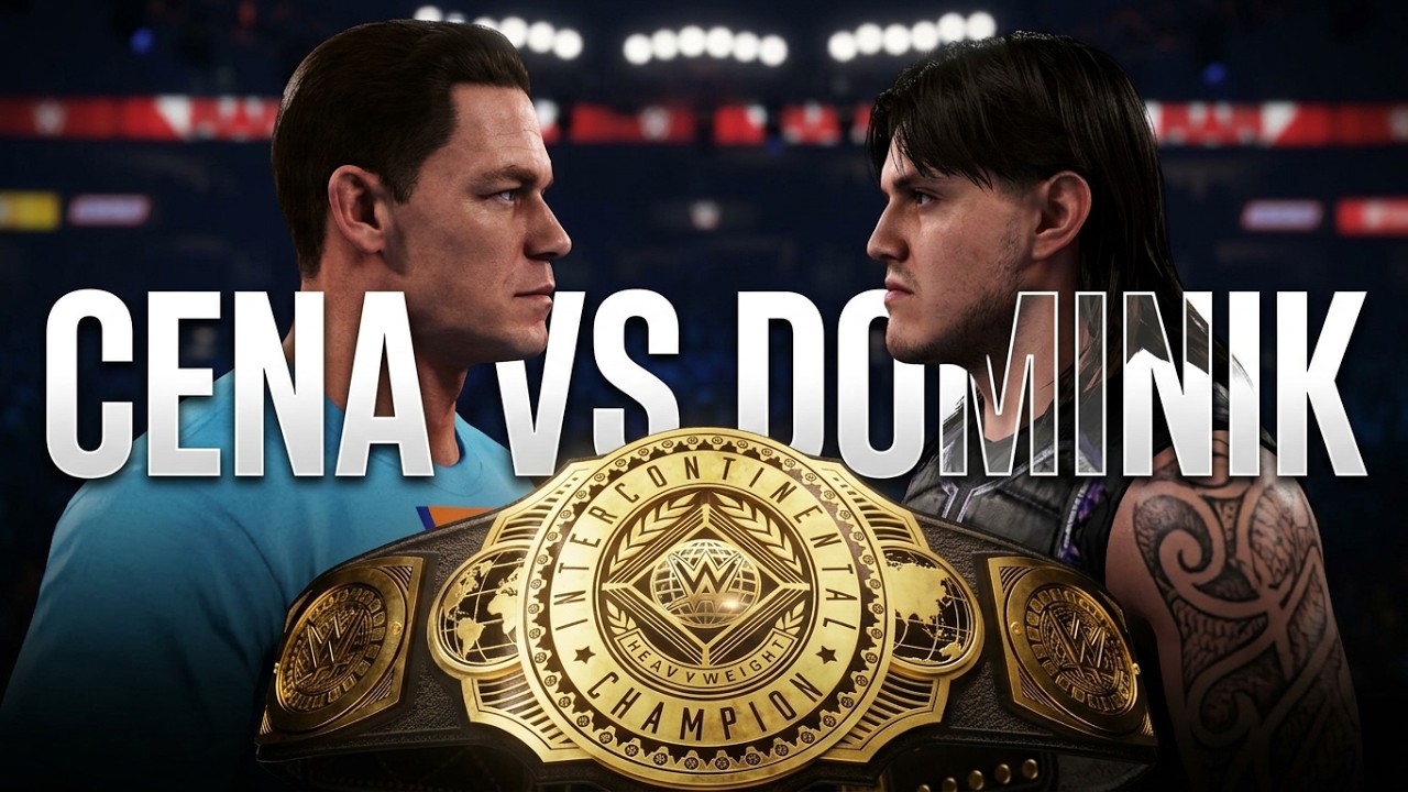 Dirty Dominik Mysterio vs John Cena - Intercontinental Championship