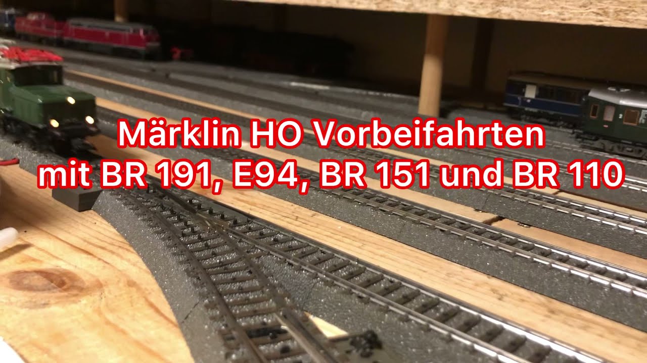 BR 191, E94, BR 151, BR 110 von M&auml;rklin H0
