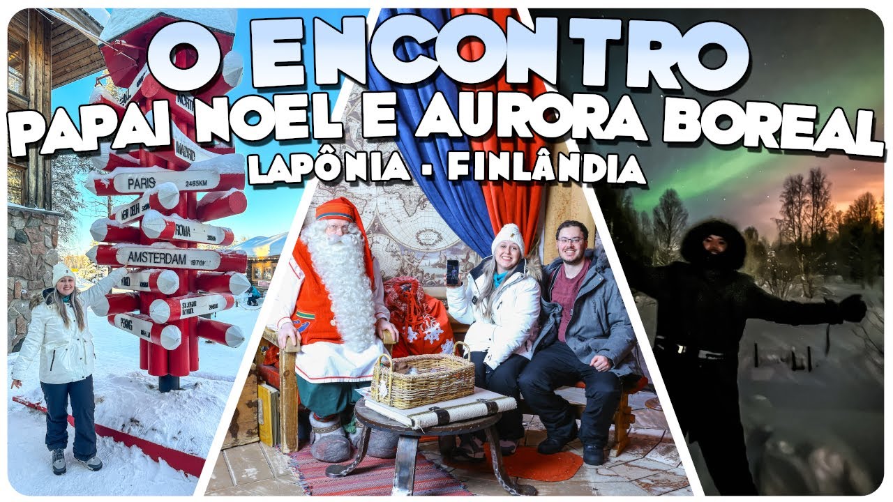 Finlândia: Casa do Papai Noel + Snowmobile + Aurora Boreal - Parte 4/4