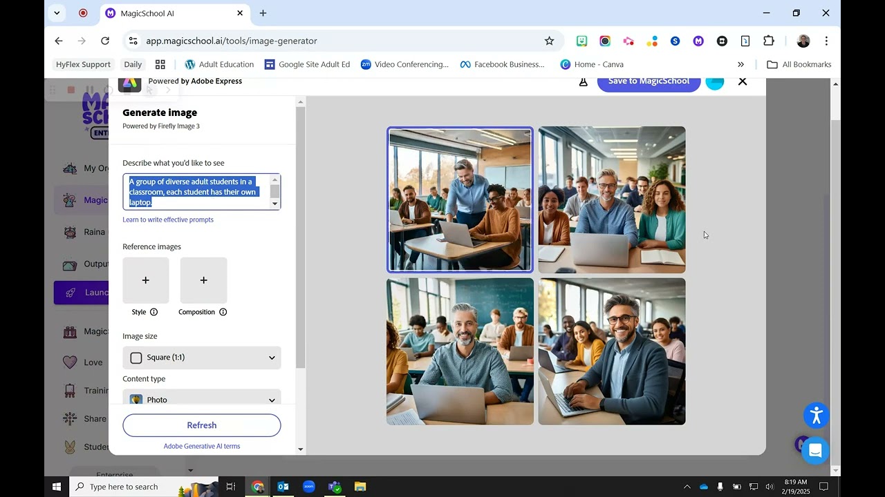 IMAGE GENERATOR TOOL by  MagicSchool.AI