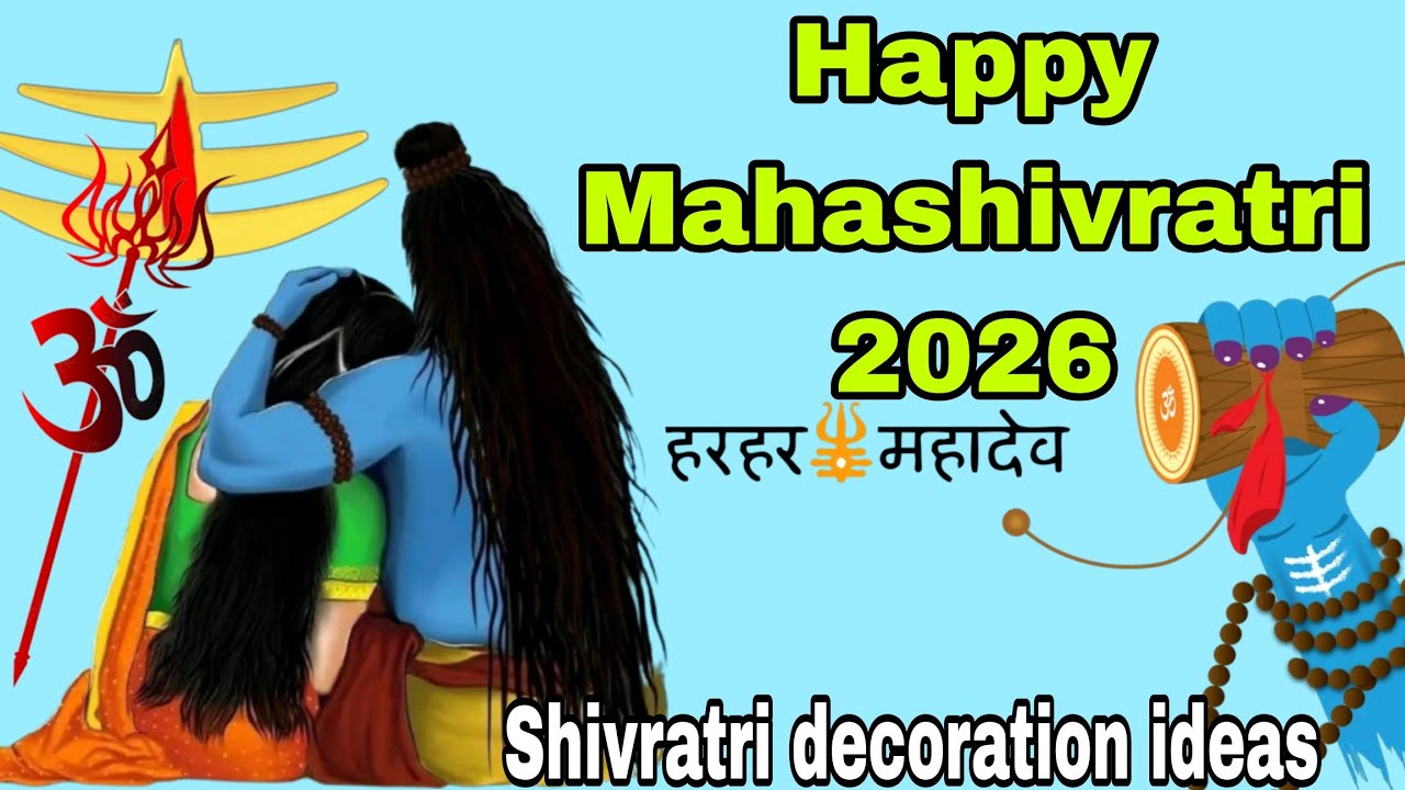 Happy mahashivratri 2026| Shivratri decoration ideas| Shivratri decoration at home |shivratri pooja 
