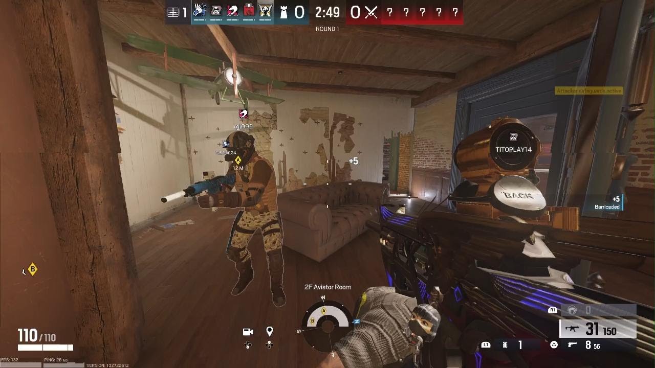 R6 Siege MVP 8.0 KD VALKYRIE/MAVERICK