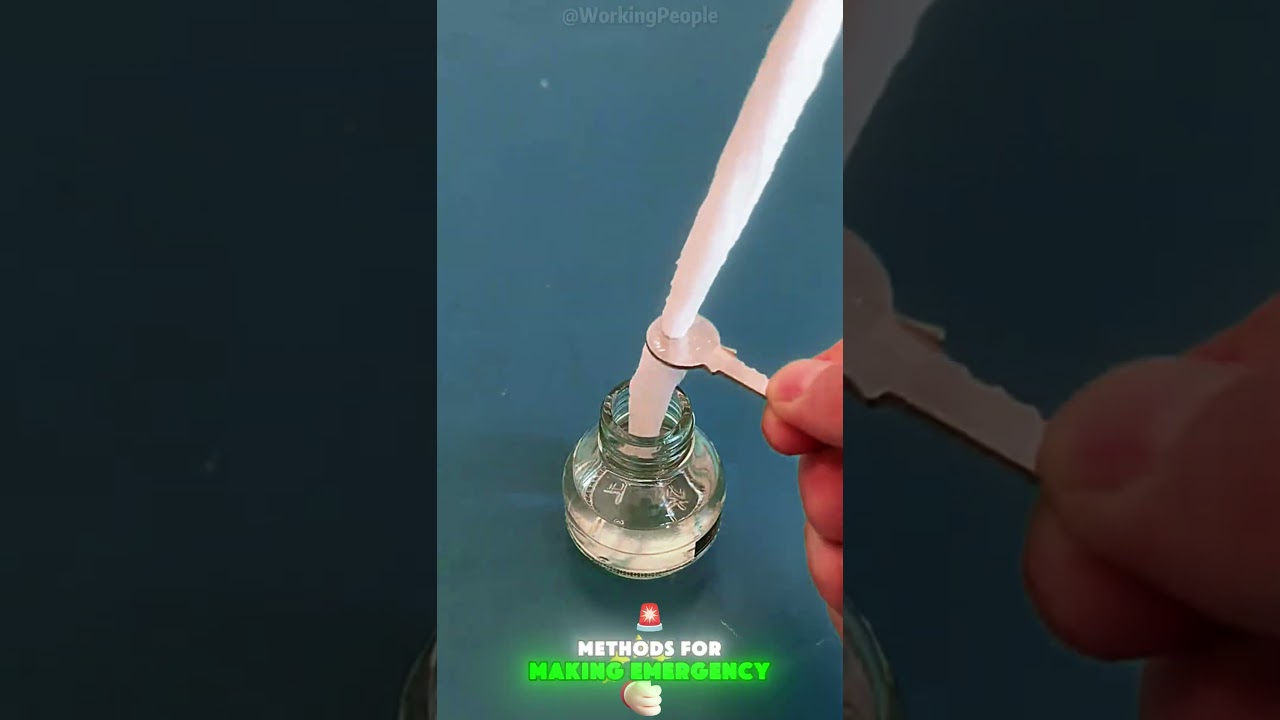 Methods for making emergency oil lamps 🕯️🔧🔥
