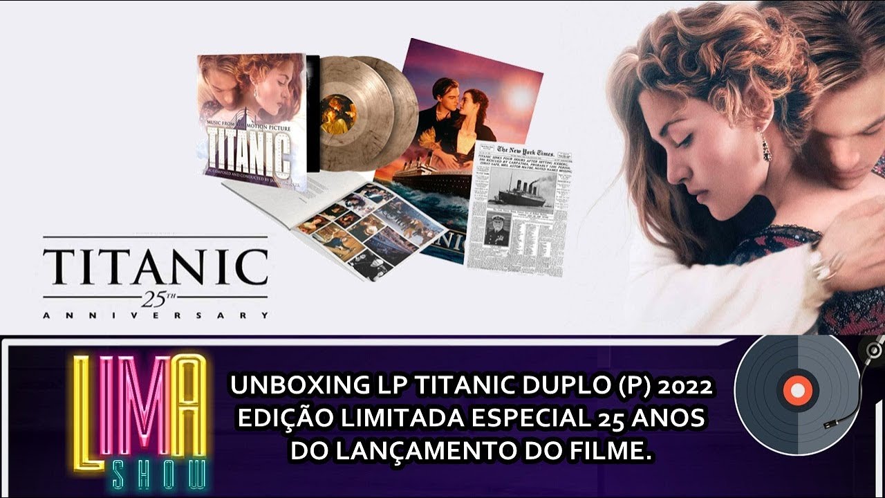 UNBOXING: LP Titanic (25th Anniversary)/Smoke Coloured Vinyl  | LimaShow #139
