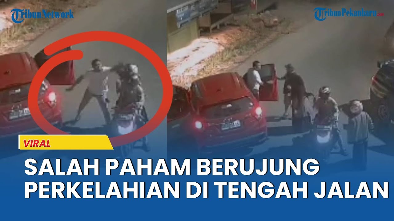 Ribut di Jalan, Pengemudi Mobil Pukul Pengendara Sepeda Motor