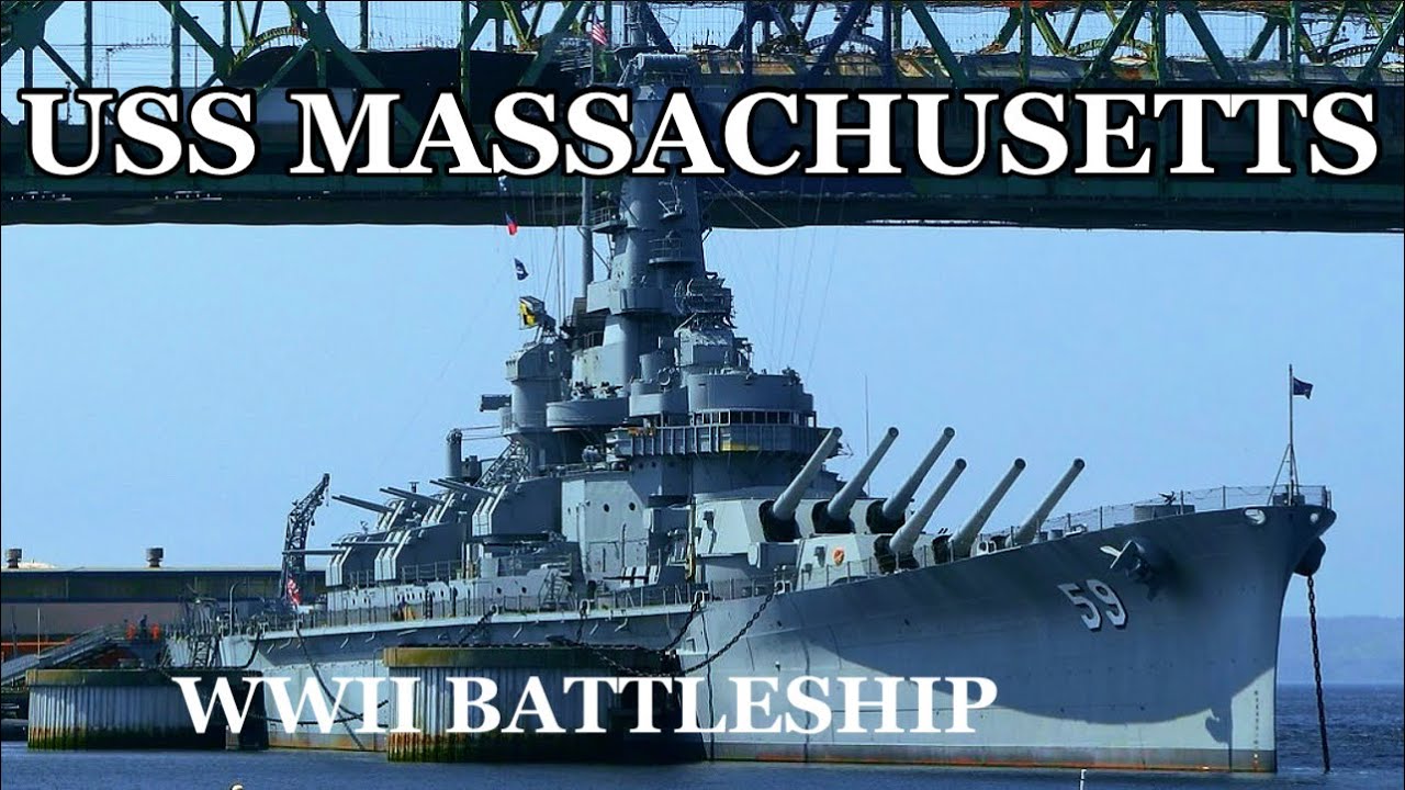 Historical World War 2 Battleship,USS Massachusetts BB 59-Fall River,MA [4K]