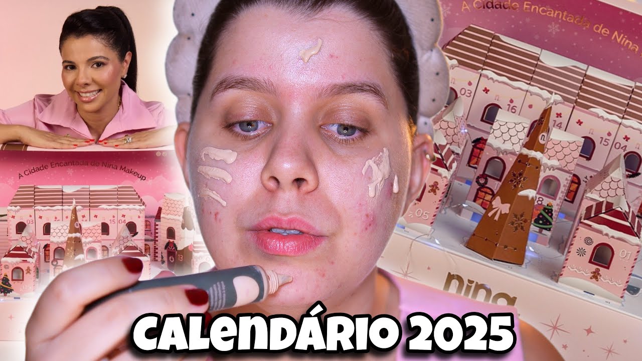 Abrindo o CALENDÁRIO do ADVENTO 2025 de NINA MAKEUP #JehTodoDia11