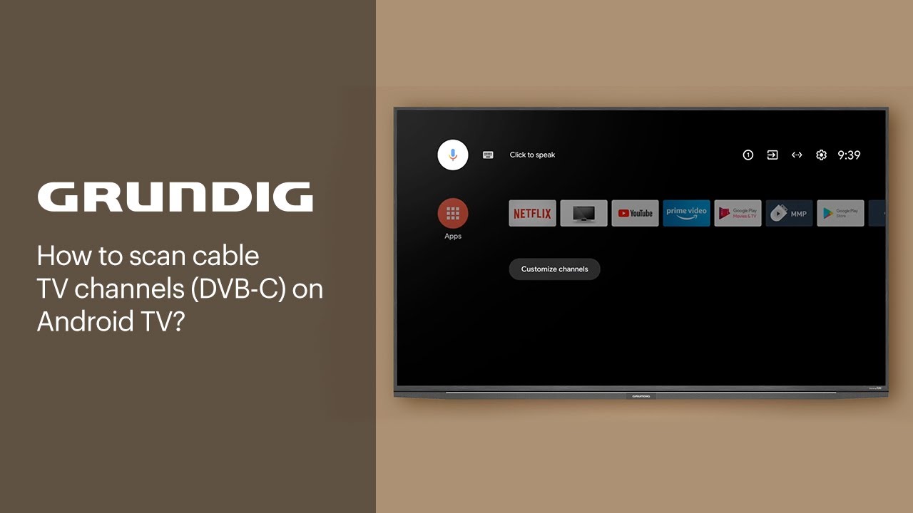 How to scan cable TV channels (DVB-C) on Android TV? | GRUNDIG