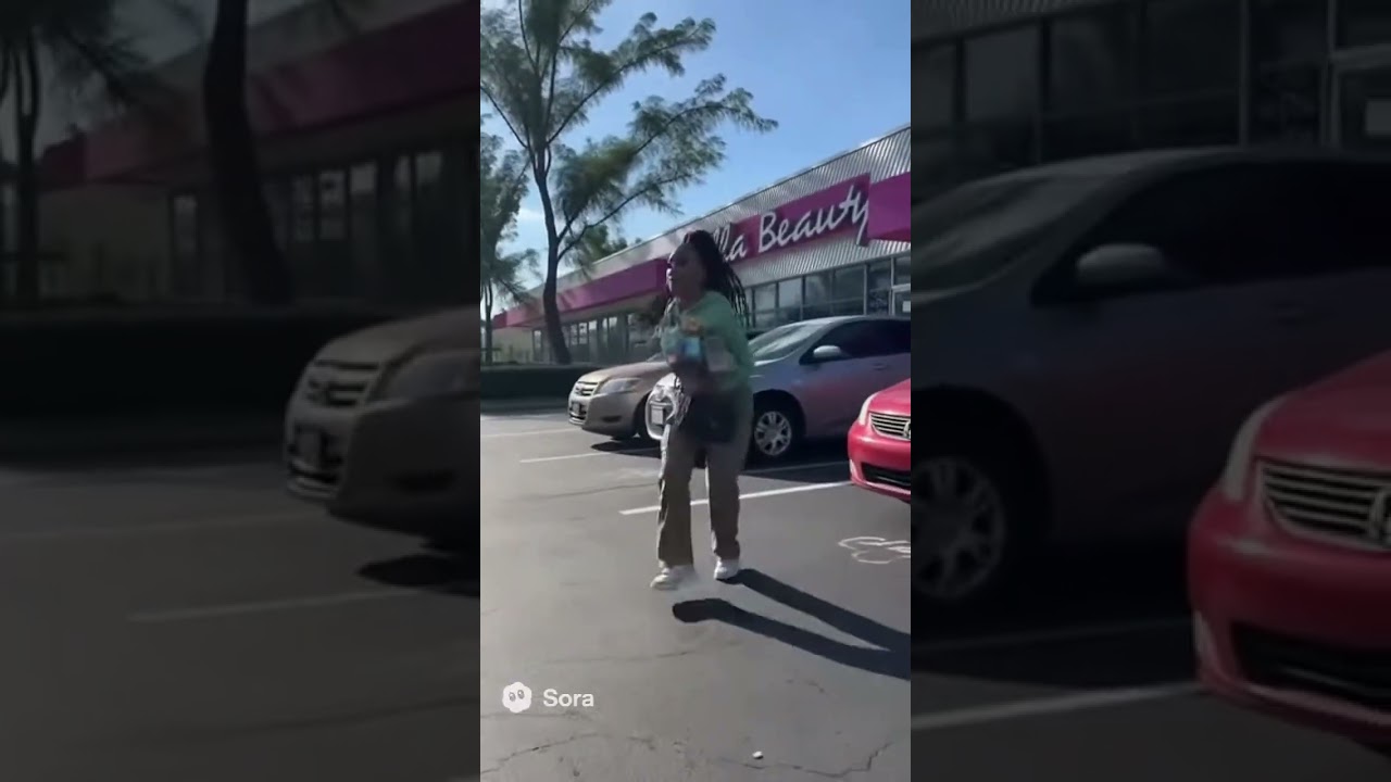 Women stealing from beauty supply store chased by owner
