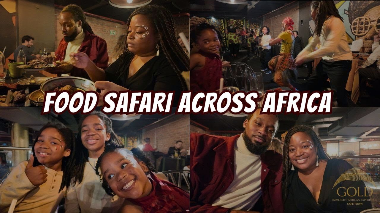 We Took a FOOD SAFARI Across Africa 🇿🇦 | GOLD Restaurant Cape Town | The Demouchets ABROAD Ep. 40
