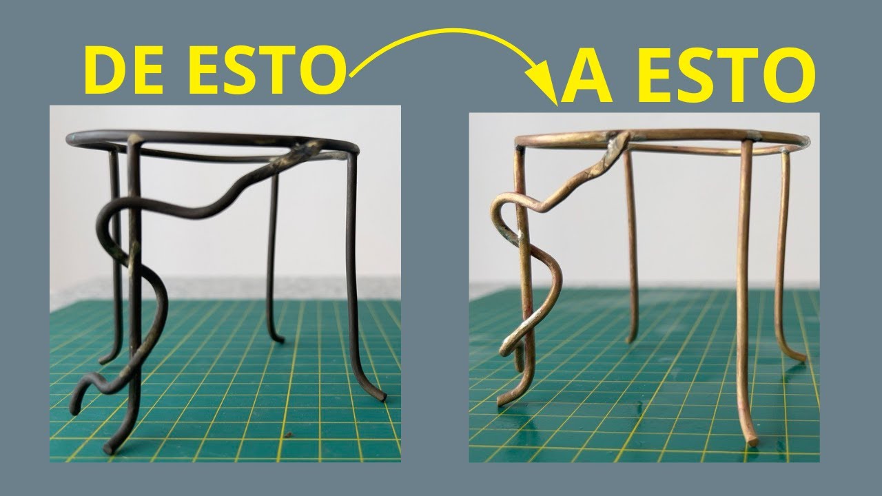 Limpieza de Bronce o Cobre con solo 3 Productos que tenemos en casa