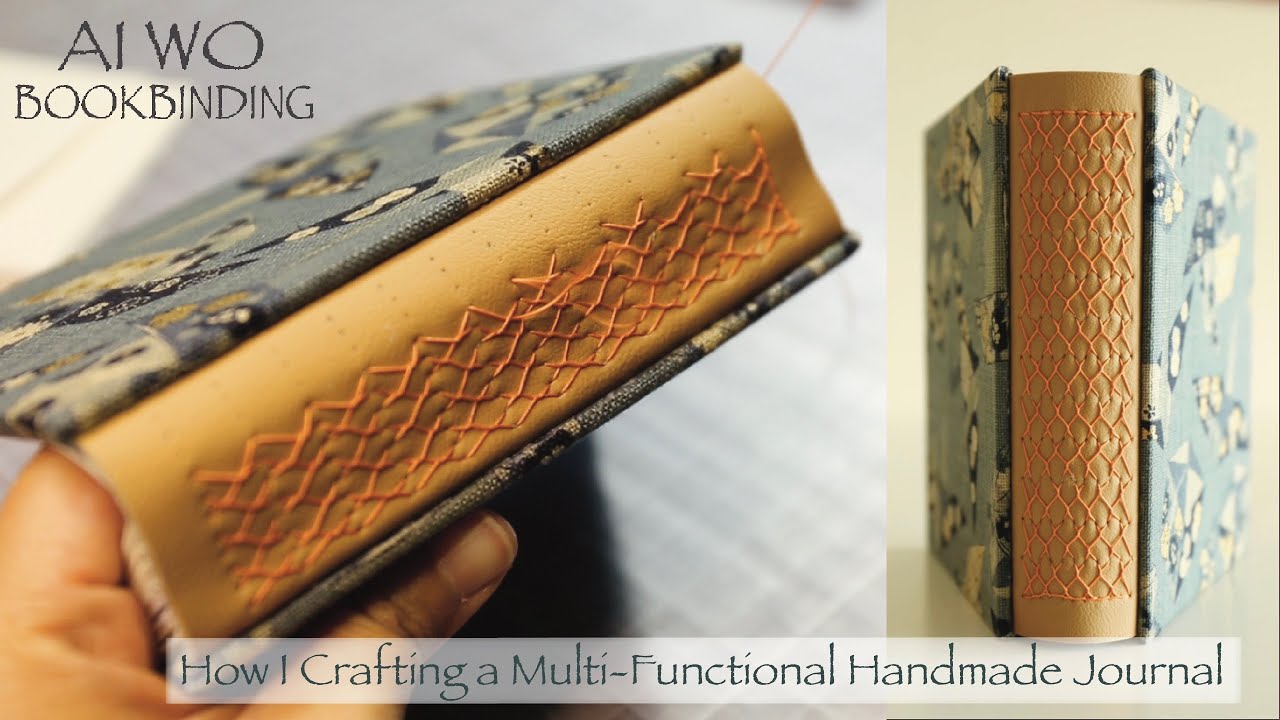 ✨How I Crafting a Multi-Functional Handmade Journal｜Peaceful Bookbinding🪡🧵📖
