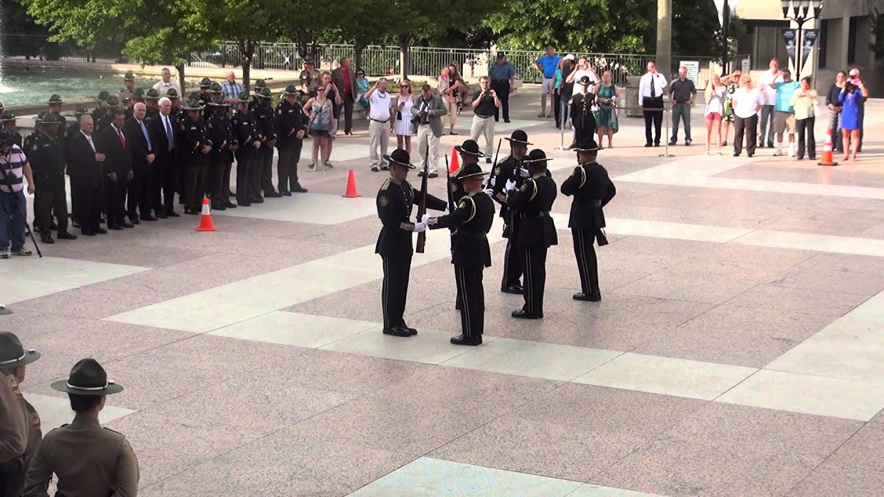 THP Honor Guard At War Memorial Plaza, Cadet Class 615 Graduation