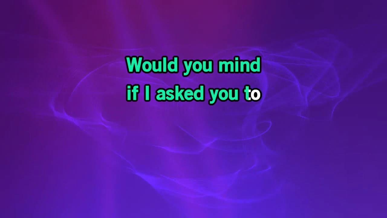 Teddy Pendergrass Turn Off the LightsVideo Karaoke with a colored background 10257860