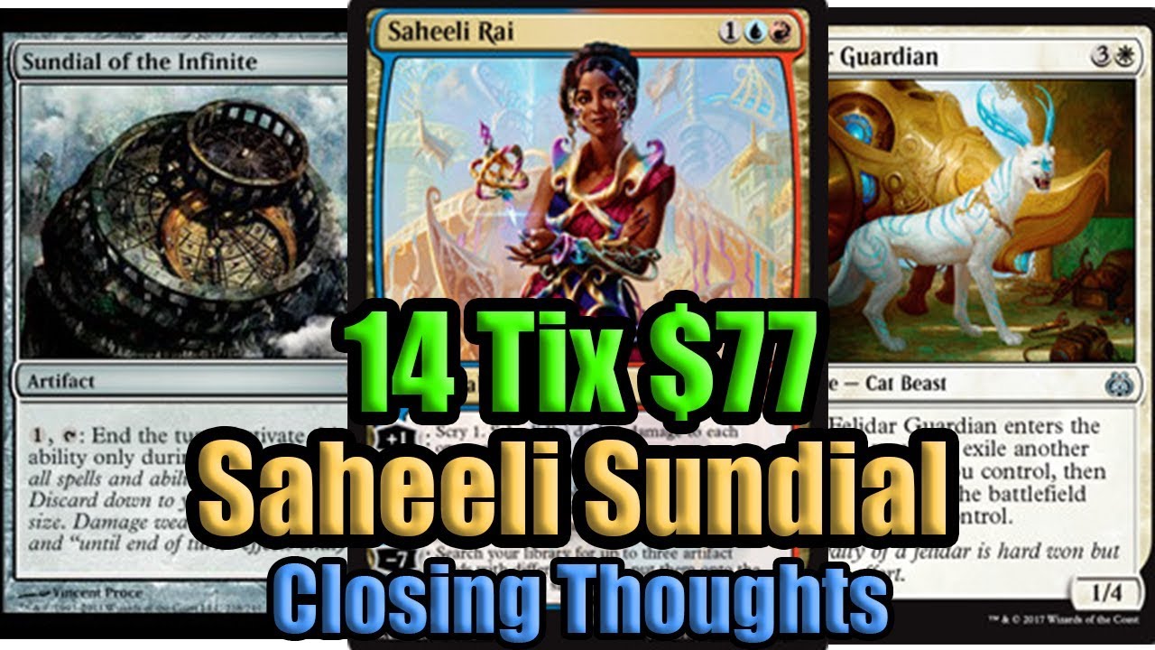 MTG Modern Budget Saheeli Sundial Closing Thoughts