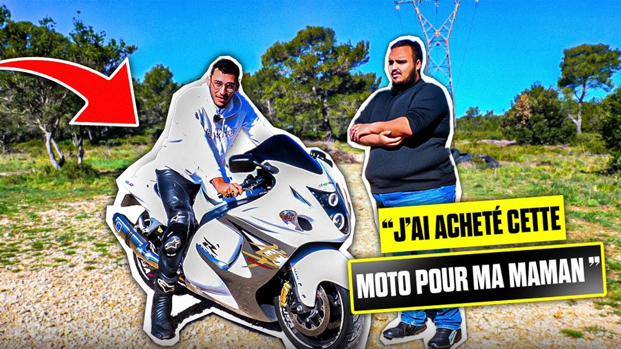 SA MAMAN DE 60 ANS CONDUIT CE MONSTRE DE 200CH | TEST DE LA SUZUKI HAYABUSA