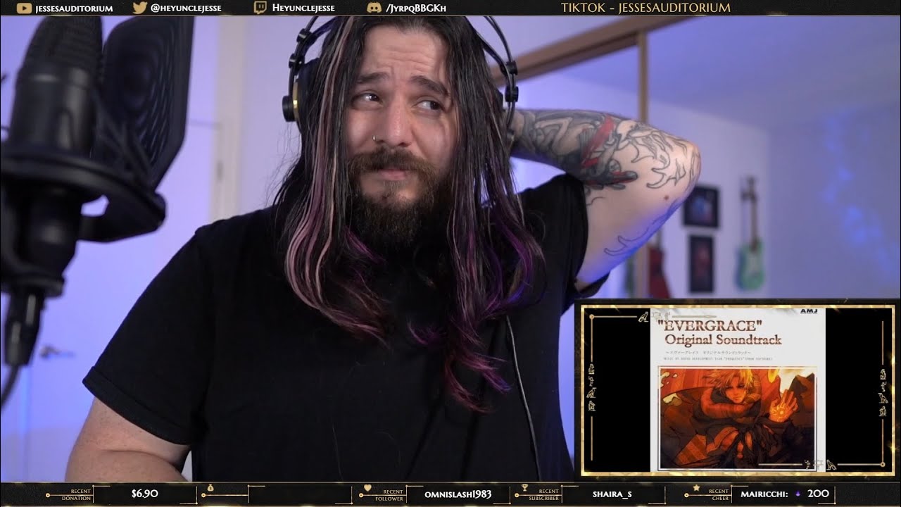 Evergrace - Buying Goods At Palmira | Reacting To Video Game Music!