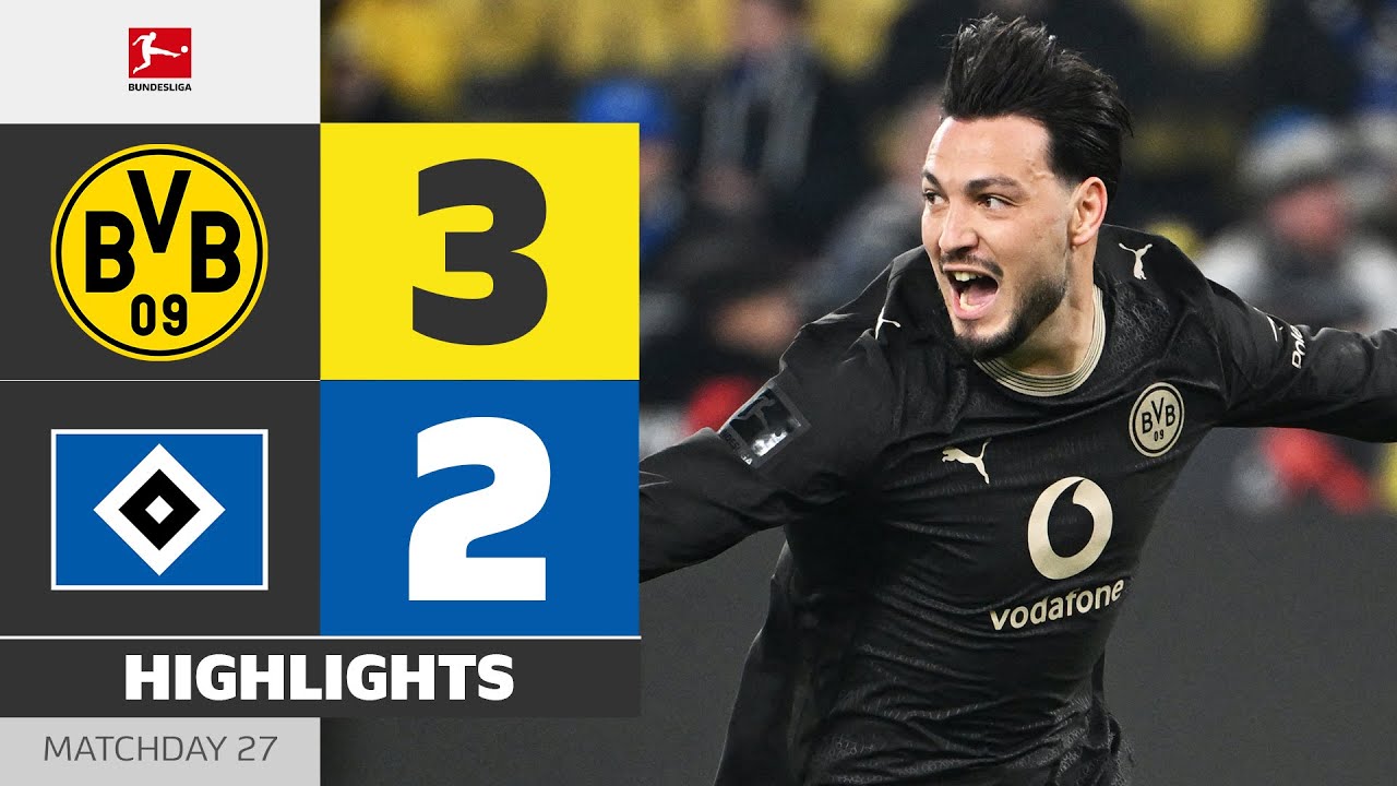 WHAT A COMEBACK! | BORUSSIA DORTMUND - HAMBURGER SV | Highlights | Matchday 27 &ndash; Bundesliga 2025/26